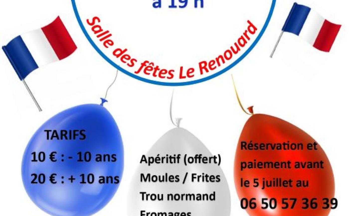 Diner dansant au Renouard - Comité des Fêtes du Renouard