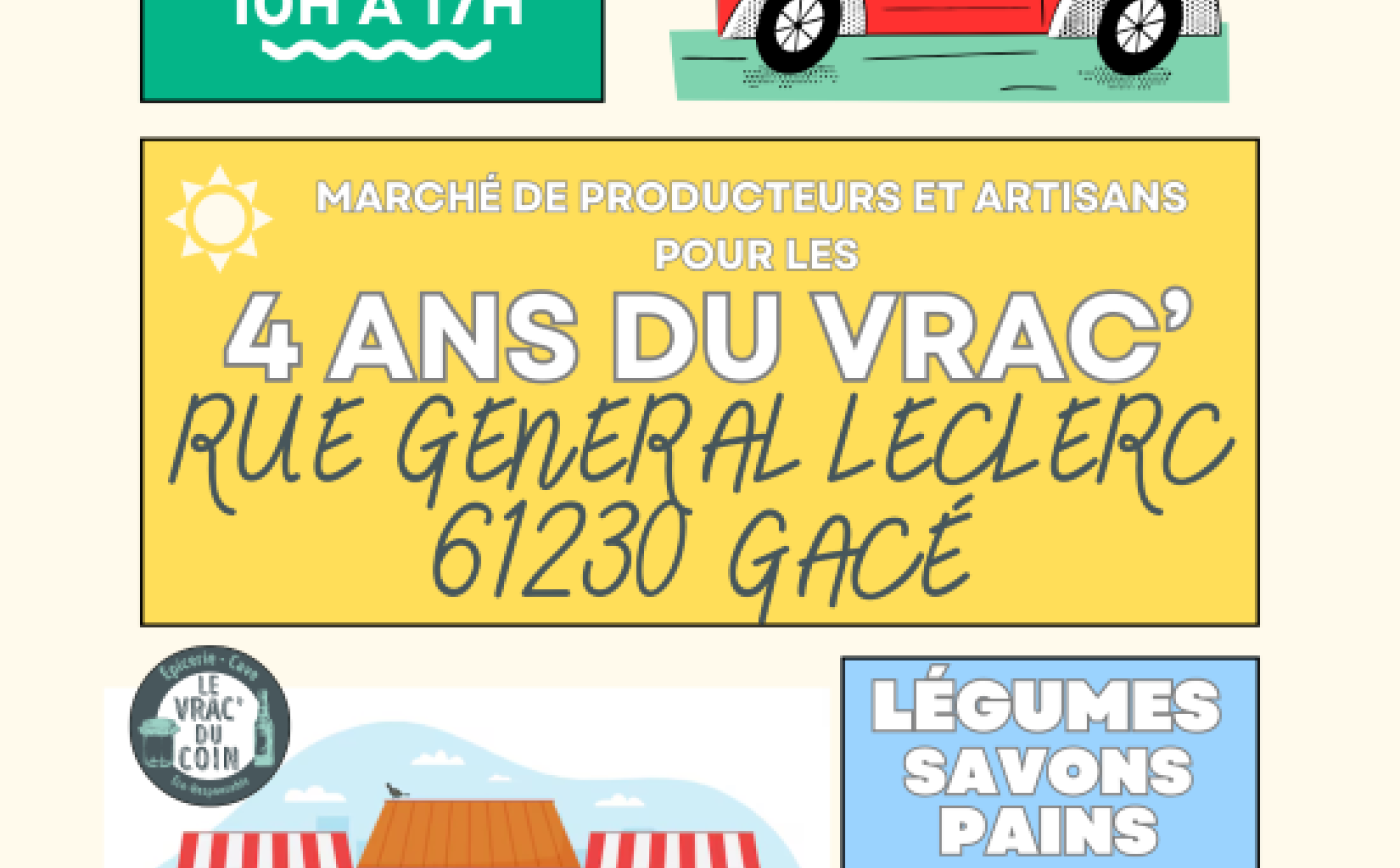 Marché à Gacé - Le Vrac' du Coin