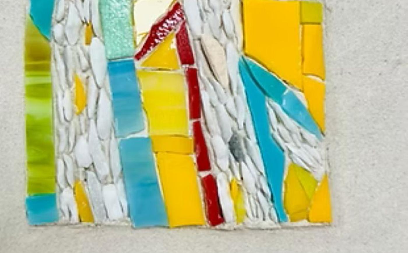 Atelier mosaïque intuitive à Vimoutiers - Régine Gourdel