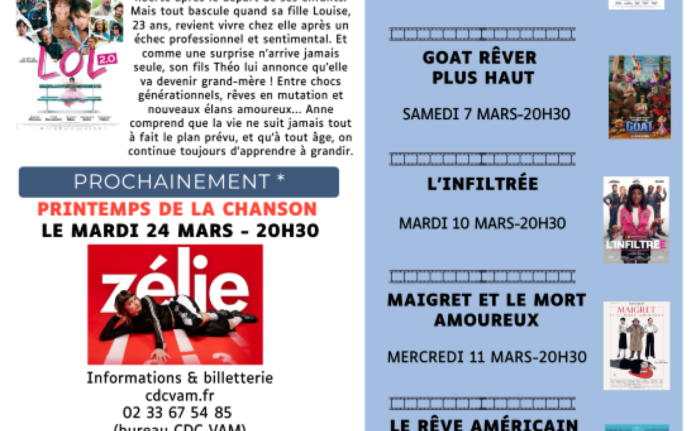 Cinéma à Gacé - Ville de Gacé