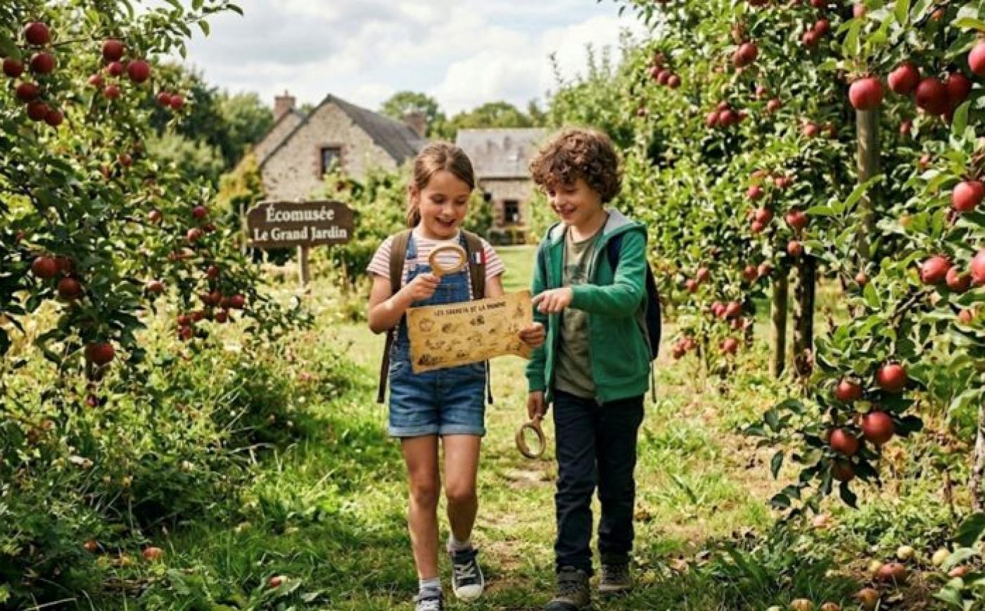 Jeu de piste les secrets de la pomme à Sap-en-Auge - Association Le Grand Jardin