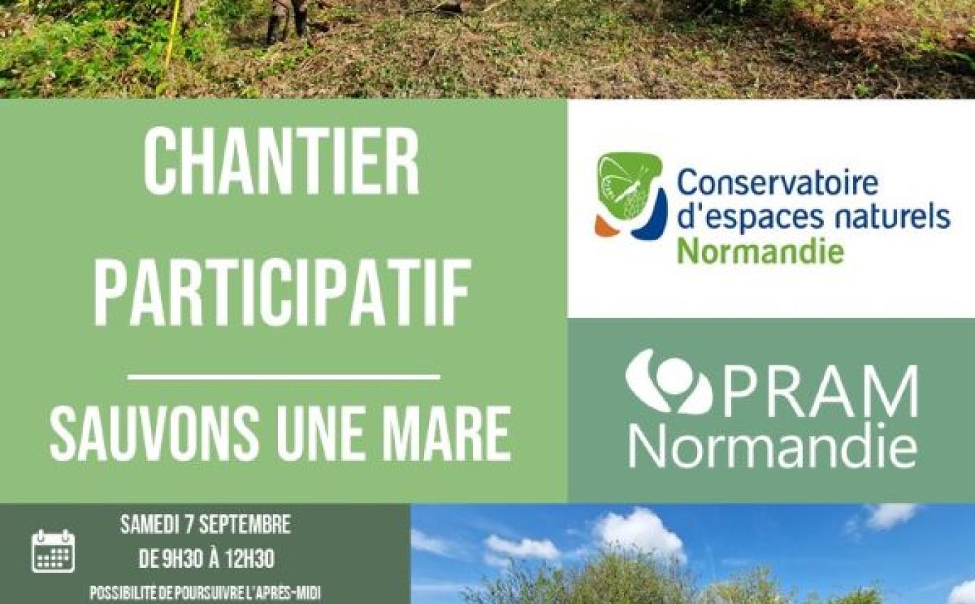 Chantier participatif au Costil - CEN Normandie