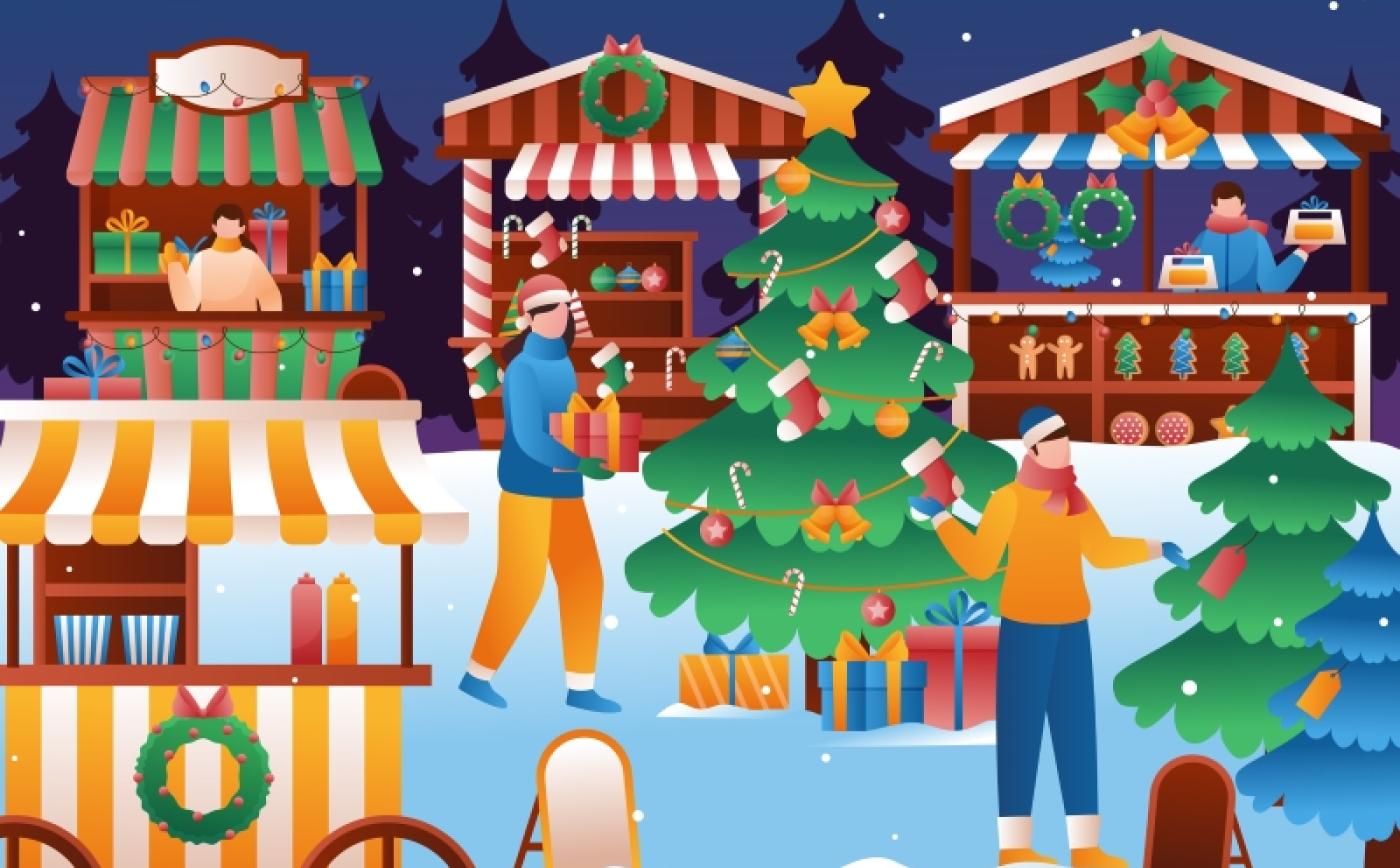 Marché de Noël à Sap-en-Auge - Freepik