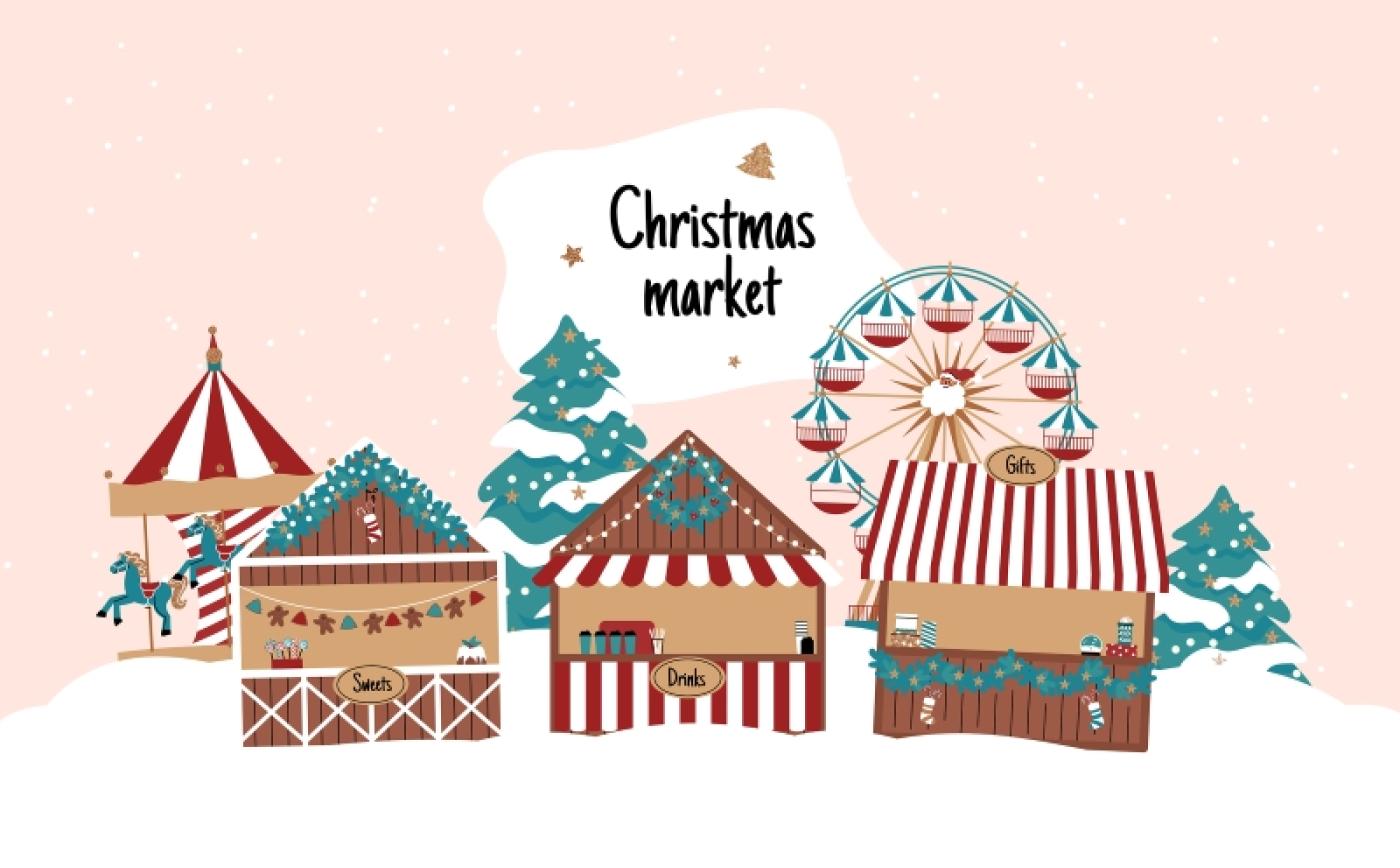 Marché de Noël à Gacé - Freepik