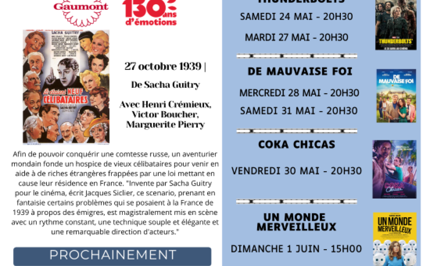 Cinéma à Gacé - Ville de Gacé