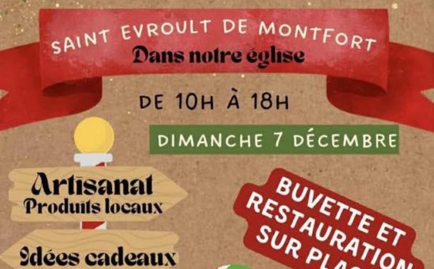 Marché de Noel à Saint-Evroult-de-Montfort - Commune de St Evroult de Montfort